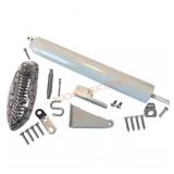 Heavy Duty White Door Closer Kit with Chain