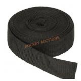 2 in. x 150 ft. Black Webbing Strap