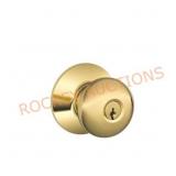 Schlage Plymouth Bright Brass Lockset 1-3/4"