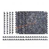 Blue Camo 25x25x0.55 Dual Sided Foam Gym Tile