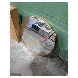 Round Gold Mirror