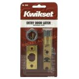 Kwikset Brass Gold Steel Entry Latch 1pk