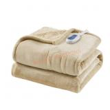 Beautyrest Reversible Heated Throw Blanket