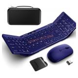 EDJO Foldable Keyboard & Mouse (Purple)