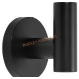TUNNY 3-Pack Round Towel Hooks   Matte Black