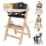 Abiie Beyond Junior Wooden High Chair, 3-in-1
