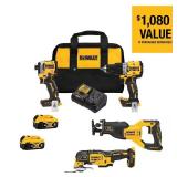 20-V Max Li-Ion 4-Tool Combo Kit (2x4Ah)