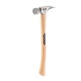 14 oz Titanium Milled Face Hammer, 18' Hickory