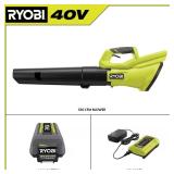 RYOBI 40V 120 MPH Blower + 4.0Ah Battery