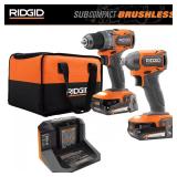 RIDGID 18V SubCompact Drill/Impact 2-Tool Kit