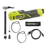 RYOBI USB Cordless Bike Pump Kit 2.0Ah Battery