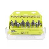 RYOBI Shank Carbide Router Bit Set (15-Piece)