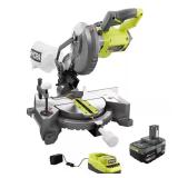 RYOBI 18V ONE+ 7-1/4' Miter Saw + Battery
