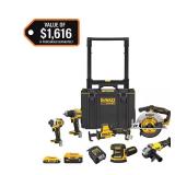 DEWALT 20V 6-Tool Combo Kit + Batteries
