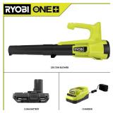 RYOBI ONE+ 18V Leaf Blower with Charger (Missing