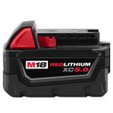 Milwaukee M18 RedLithium 5Ah Battery Pack