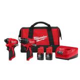 Milwaukee M12 FUEL 2-Tool Combo Kit