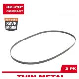 32-7/8' 18 TPI Bi-Metal Blade (3-Pack)