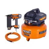 6 Gal 150 PSI Pancake Air Compressor & Nailer