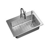 33 in. Drop-In Sink with Pull-Down Faucet