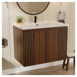 Malwee 30" Floating Vanity with Sink