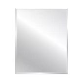 30 x 36 Frameless Vanity Mirror, Silver