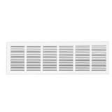30 in. x 8 in. Steel Return Air Grille White