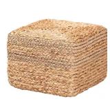 Marella Natural Seagrass Ottoman Footstool