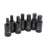 1/2 in. Drive Hex Bit Impact Socket Set