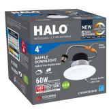 Halo White 3.8 in. LED Recessed Downlight 60 W