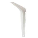 8 in. x 10 in. White Shelf Bracket