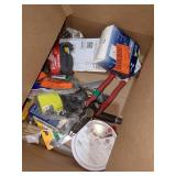 Box Lot Of Assorted Home Improvement Items