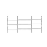 AWG 3-Bar Window guard in White