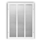 14 in. x 20 in. Steel Return Air Grille White