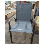 Blue/ Brown Patio Chair