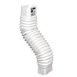 Flex-Elbow 2x3 in. White Vinyl Downspout Elbow