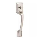 Prague Satin Nickel Door Handle with Knob