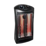 Living Zone 1500W Black Infrared Heater