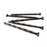 Pro Anchoring 8 in. Black Nylon Edging Spikes