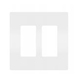 (5) Legrand radiant 2-Gang wall plate, white