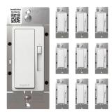 Radiant 150W Rocker Dimmer, 10-Pack White