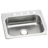 Glacier Bay 25-in Drop-In Sink, 22GA Stainless