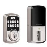 Aura Satin Nickel Bluetooth Smart Lock