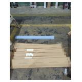 (8) 30.5" x 3" Light Blue Moulding