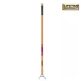 54 in. L Wood Handle Action Hoe with Grip
