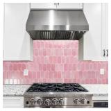 Pink 12x12 Vinyl Peel & Stick Backsplash