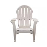 Putty Adirondack Chair with Cup/Phone Holdr