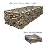 Raised Garden Bed Stone Planter Box (4-Pack)