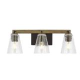 Westbrook 3-Light Weathered Oak Vanity Light