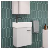 Colmer 18-in. Single Vanity, White Basin